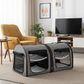 Portable Soft-sided Pet Cat Carrier With Divider