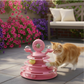 Interactive 4-Level Cat Toy Tower with Roller Balls & Turntable
