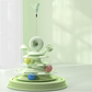 Interactive 4-Level Cat Toy Tower with Roller Balls & Turntable