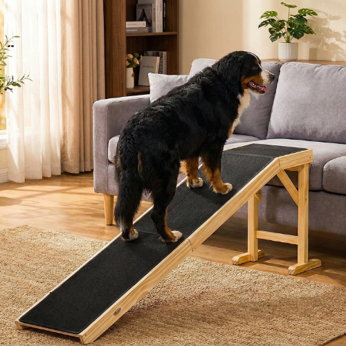 Premium Dog Ramp for Small & Large Dogs 