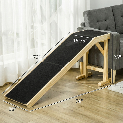 Premium Dog Ramp for Small & Large Dogs 