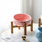 Ergonomic Oblique Pet Bowl for Cats & Dogs 