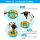 Interactive Dog Puzzle Feeder Bowl