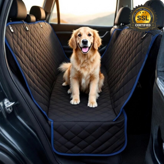 Premium Pet Seat Cover (Waterproof, Non-Slip Hammock for Cars & SUVs)