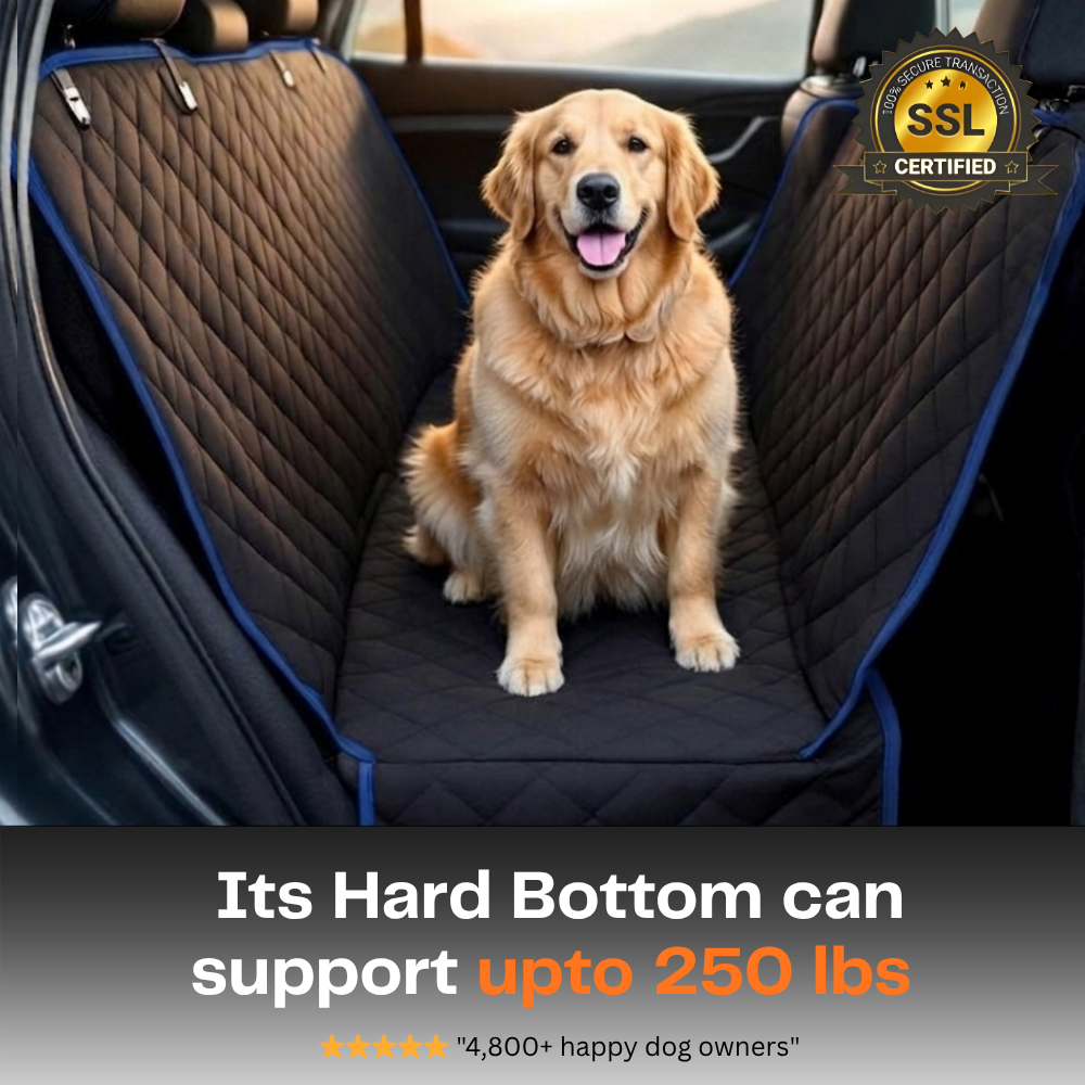 Premium Pet Seat Cover (Waterproof, Non-Slip Hammock for Cars & SUVs)