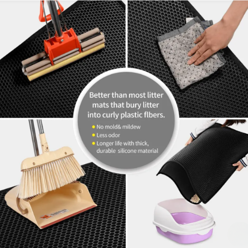 Double Layer Honeycomb Cat Litter Mat